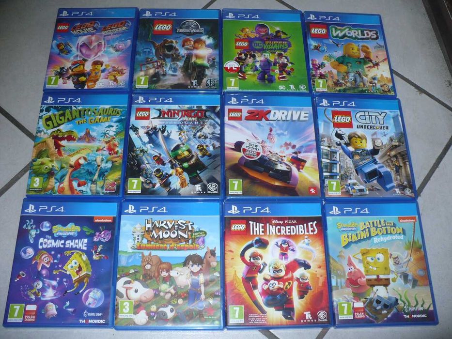 Lego i Songe Bob na Ps4