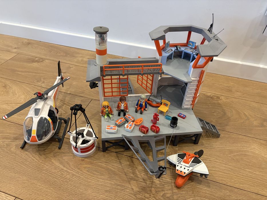 Playmobil straż przybrzeżna helikopter ratunkowy