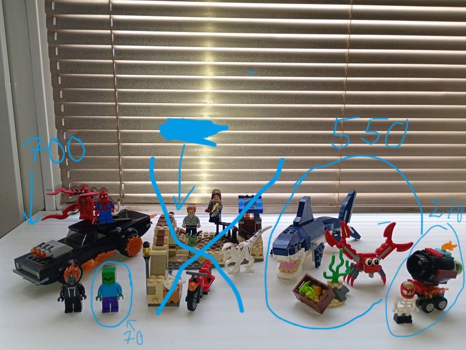 Minecraft, Spider man(2021), Hidden side(2020)