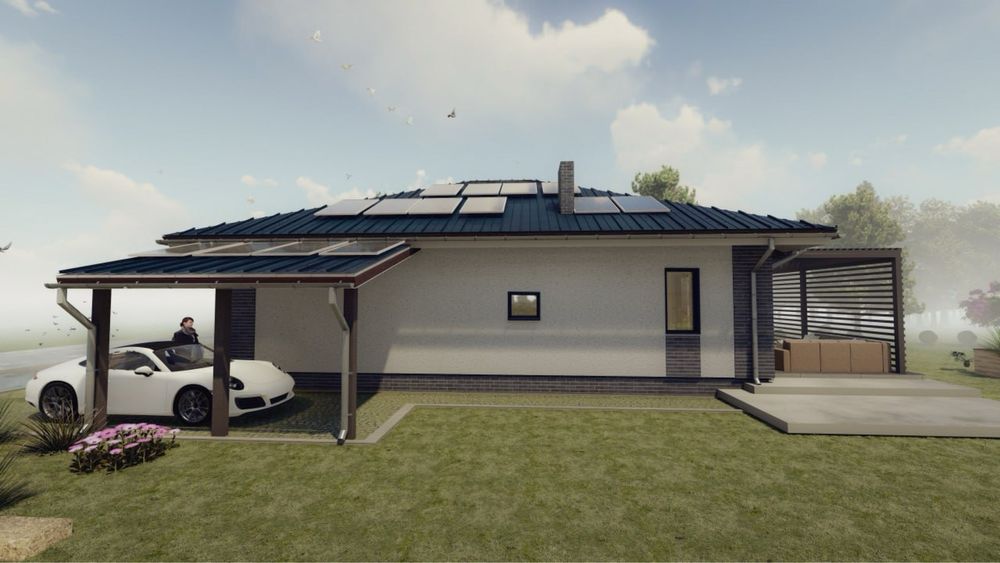 Проєкт будівлі, ескізний проєкт, 3D-рендер, Ужгород / онлайн ЗНИЖКИ!