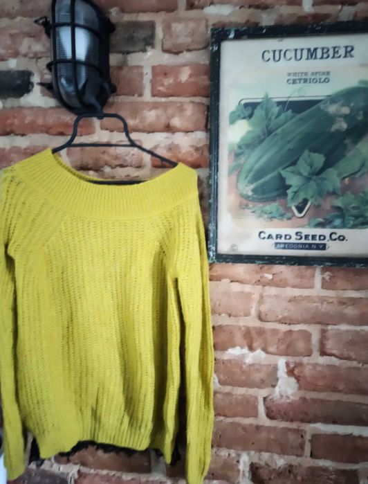 Vintage sweterek z wełną