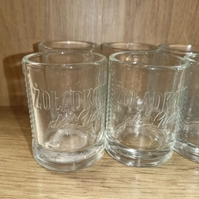 Kieliszki do alkoholu kieliszki 40 ml do wódki 8 szt żołądkowa deLuxe
