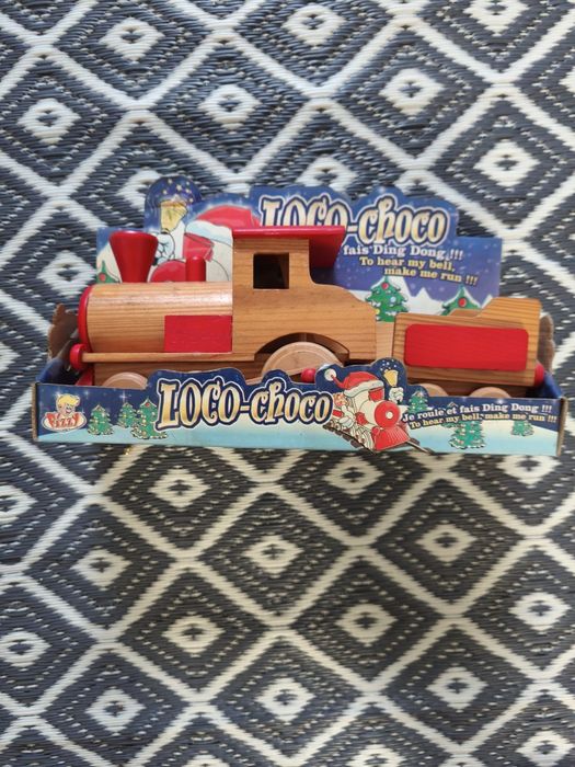 Comboio de Madeira Vintage "Loco-Choco" Fizzy (Novo na Embalagem)