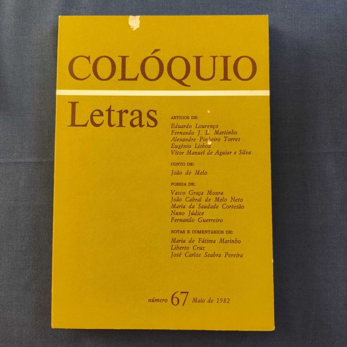 Revista Colóquio Letras 67 - Maio 1982