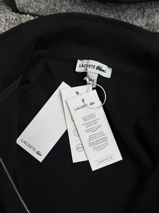 Кардиган ЗІПКА Lacoste с-хл біла чорна