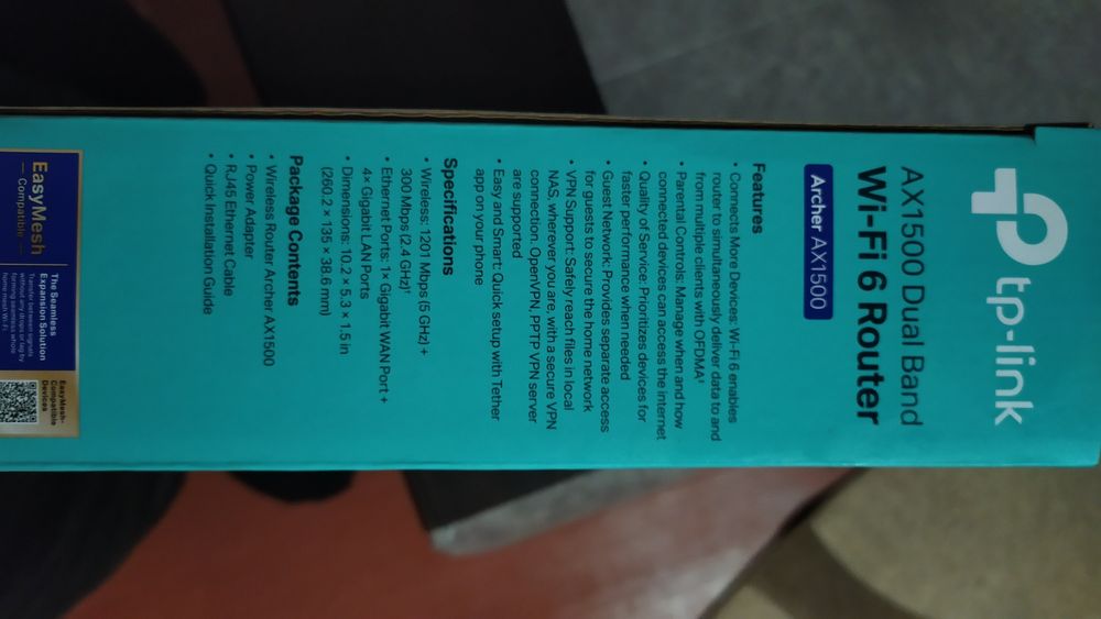 Роутер Tp-link archer ax1500