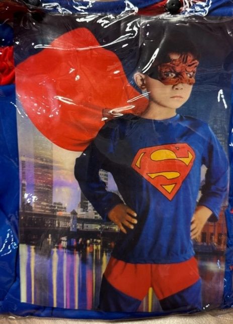 Nowy Strój karnawałowy Superman 98/104