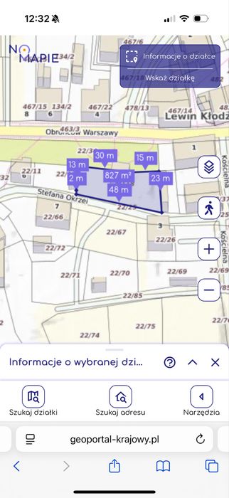 Dzialka z budynkiem w Lewinie Klodzkim ul. Okrzei - Więcej