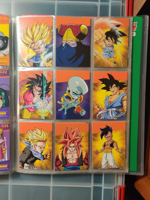 Coleção de cartas completa Dragon Ball Universal