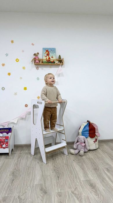 Вежа Монтессорі з регульованою висотою Башня Монтессори Помічник