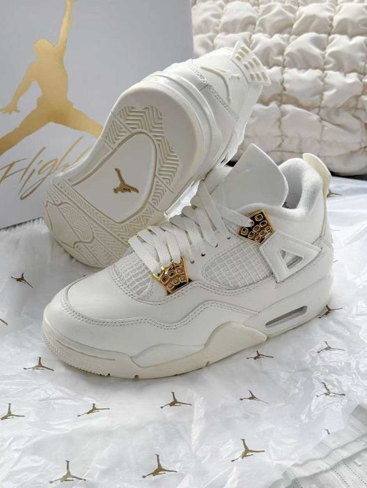 White Gold Jordan Blancas Air Jordan Retro 