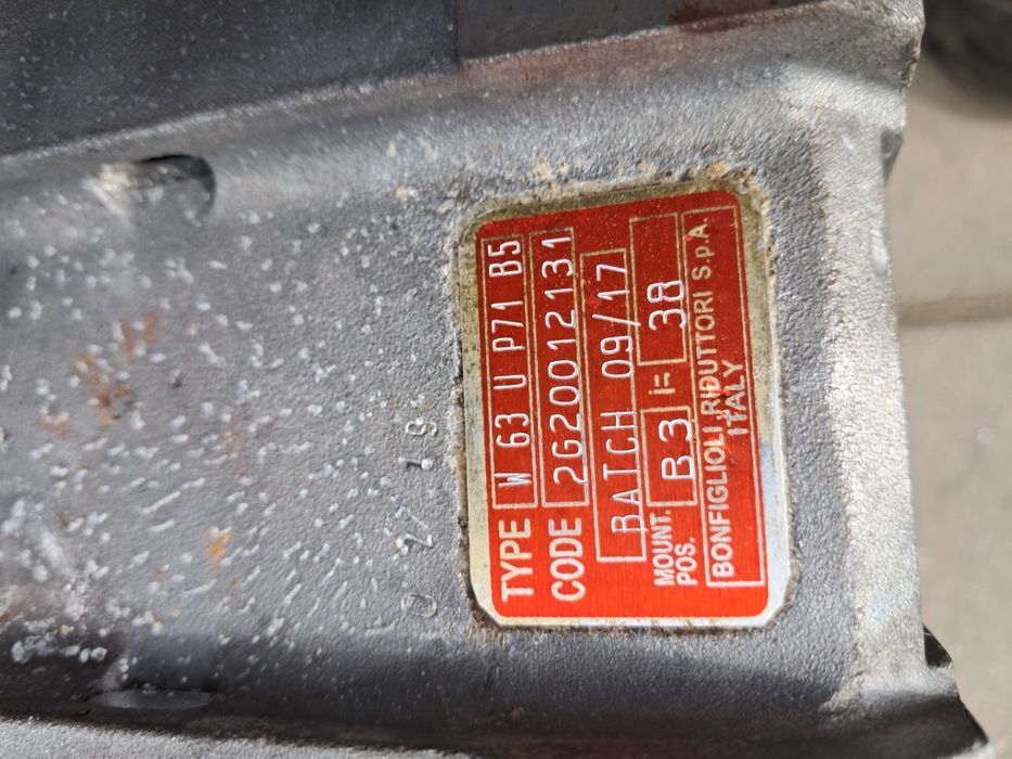 Okazja motoreduktor 0.37kw 25obr