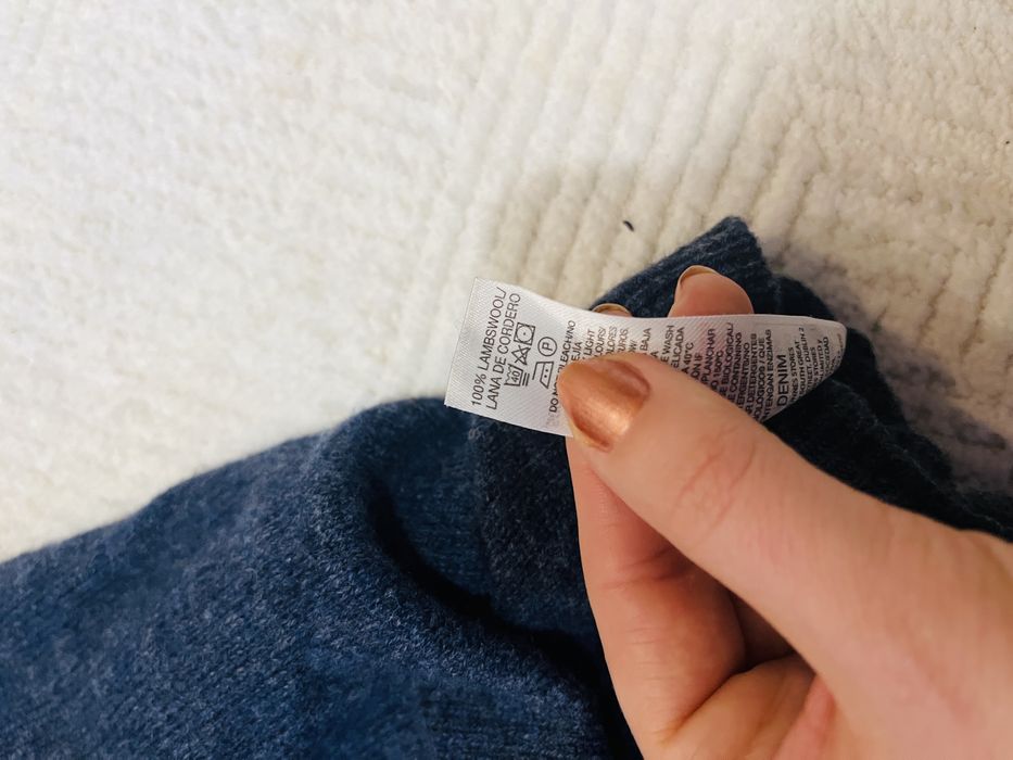 Sweter 100 % wełna pure wool