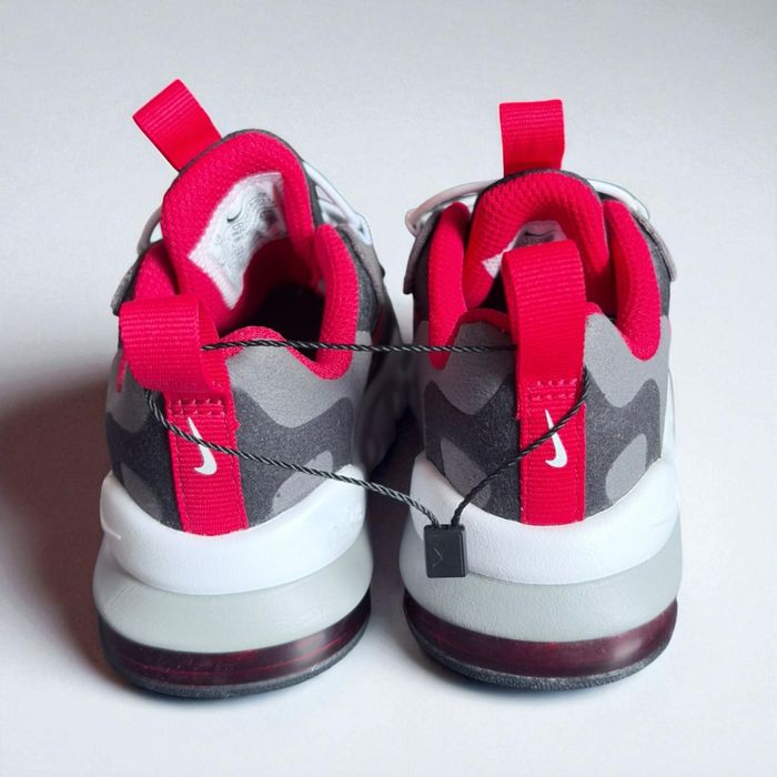 Nike Air Max 270 React Junior – szaro-różowe sneakersy, r. 23,5 (EU)