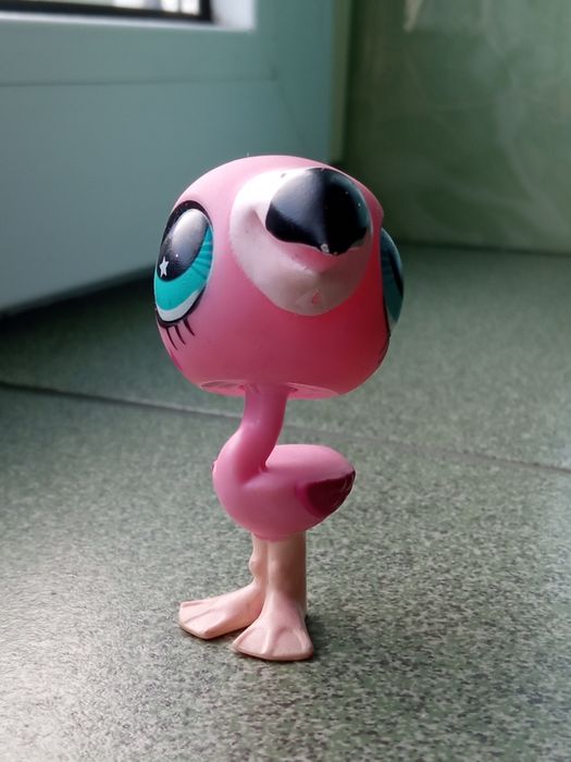 Игрушка фигурка Littlest Pet Shop фламинго LPS Hasbro