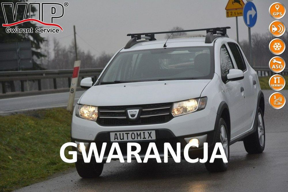 Dacia Sandero Stepway 0.9 TCe nawigacja nowy rozrząd doinwestowany bezwypadkowy gwarancja