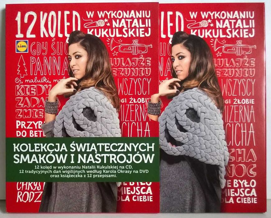 CD Kolędy Natalia Kukulska + DVD 12 dań wigilijnych Karol Okrasa NOWE