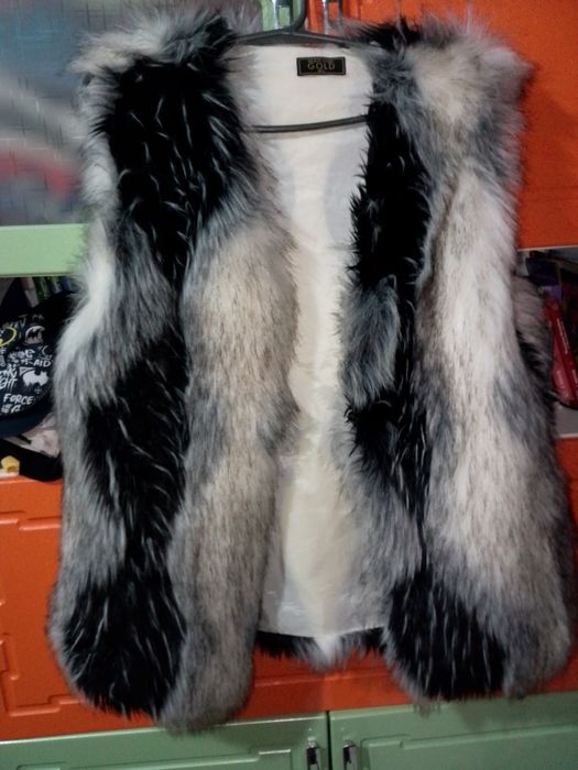 Жіноча жилетка зі штучного хутра 10% допомога на ЗСУ