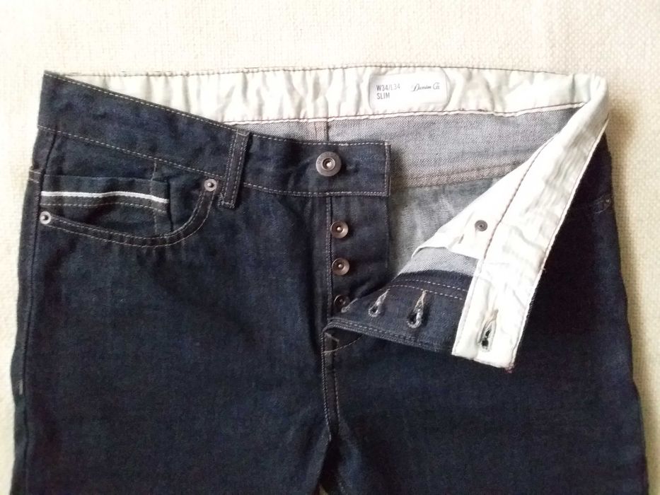 Denim Co джинсы selvedge denim W34/L34 (48-50).