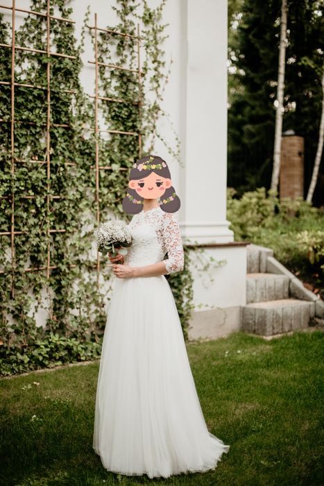 Suknia ślubna rustykalna, Boho