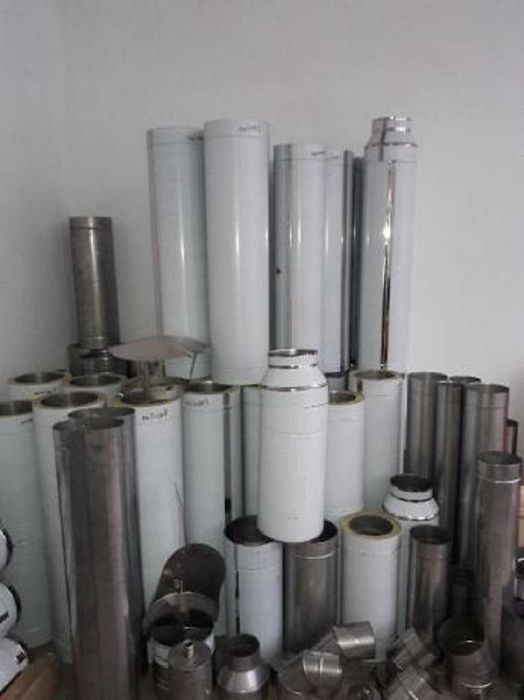 Труби сендвіч утеплені коліно флюгер волпер конус грибок Перехід платф