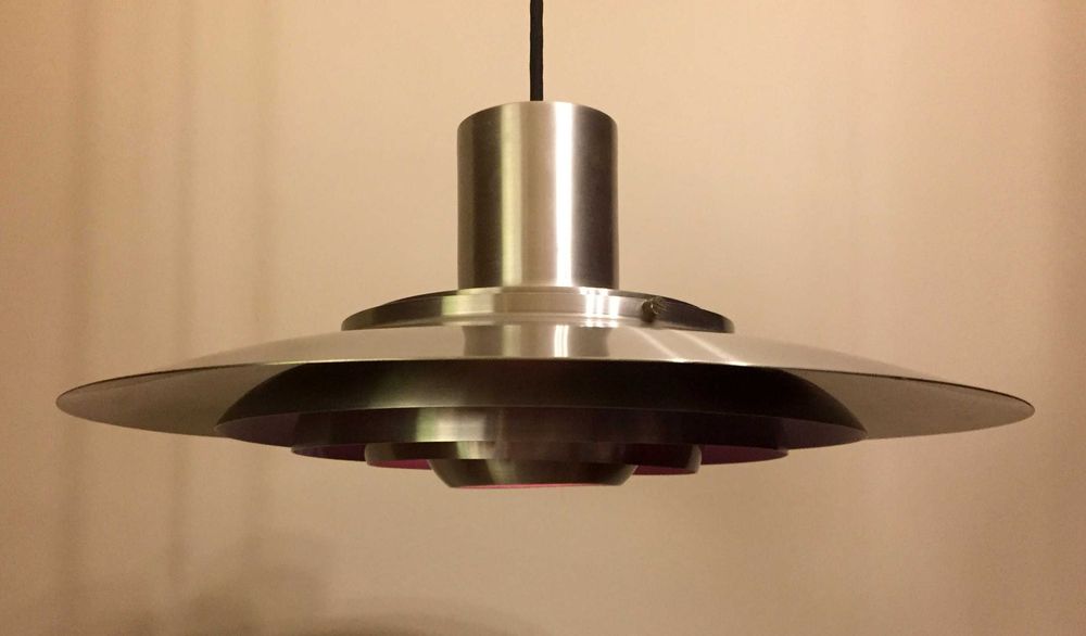Candeeiro dinamarquês Kastholm P376 para a Nordisk Solar Compagni 1964