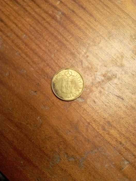 Moedas de 1 Escudo português anos 1987 a 1993