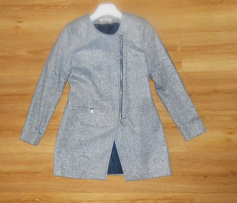 Płaszcz wiosenno-jesienny marki PAOLA MOZELLI   jak nowy, roz.36/38