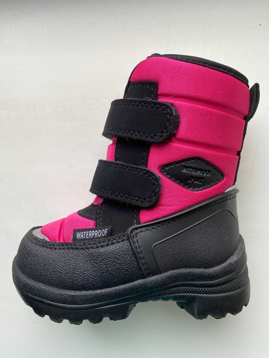 Термочобітки зимові для дівчинки рожеві stepln 23 (устілка - 13,5)