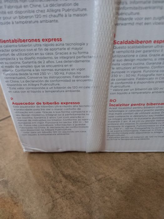 Aquecedor biberões e boiões Tigex NOVO