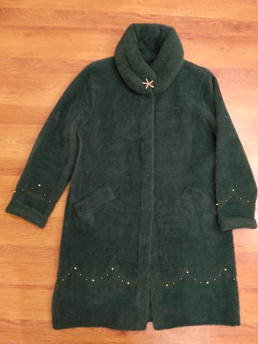 Кардиган-пальто типу альпака ХХL
