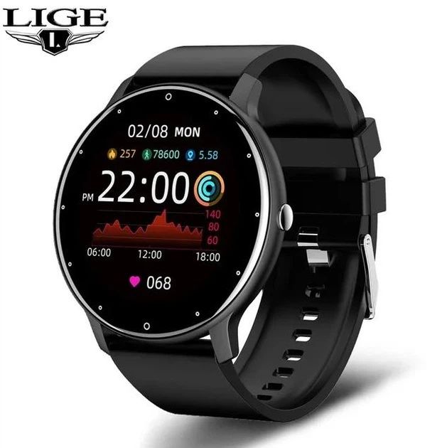 Смарт-годинник LIGE 2026 | Bluetooth дзвінки | Новий | Android iOS