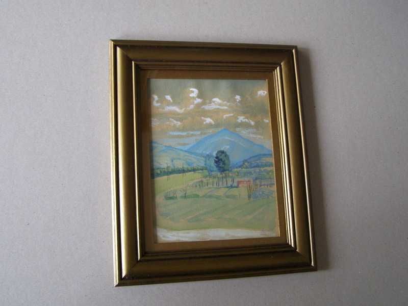 Pejzaż górski - akwarela sygnowana ,1940r.