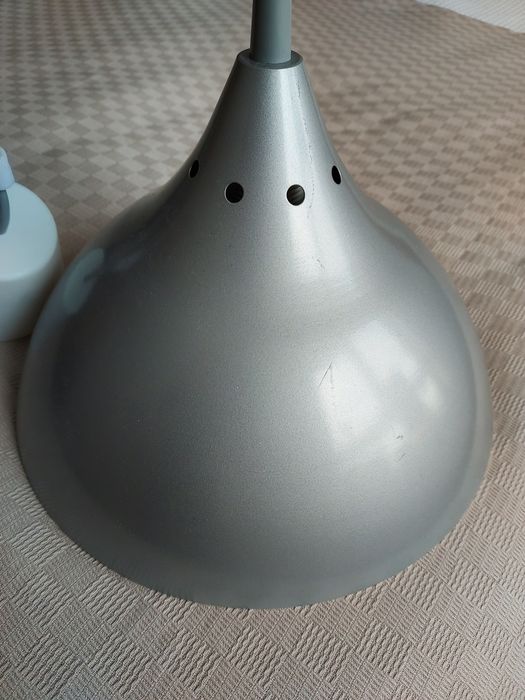 Candeeiro de Teto Suspenso Cinzento