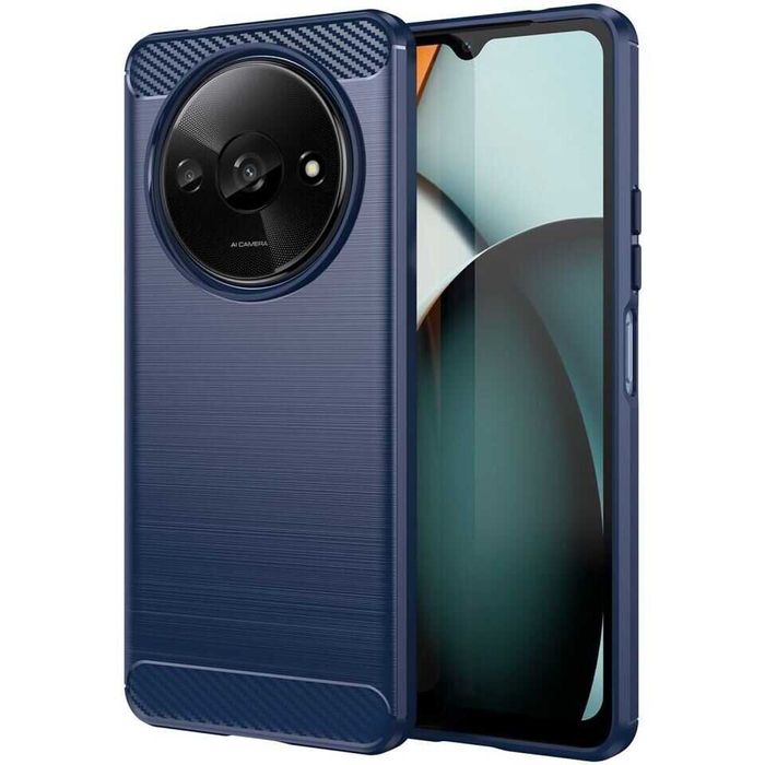 Противоударный чехол бампер для Xiaomi Redmi A3 карбон 3 цвета А3