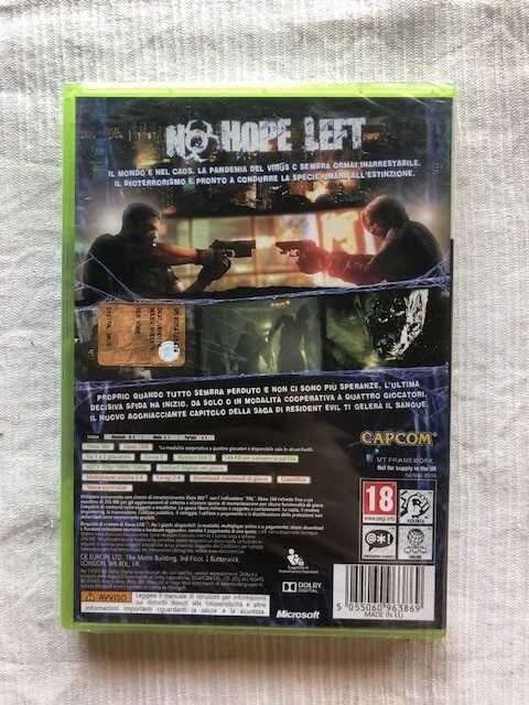 Resident Evil 6 Xbox 360 PAL Novo Selado