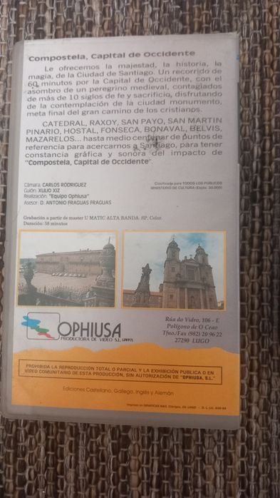 Cassete compostela, capital do ocidente