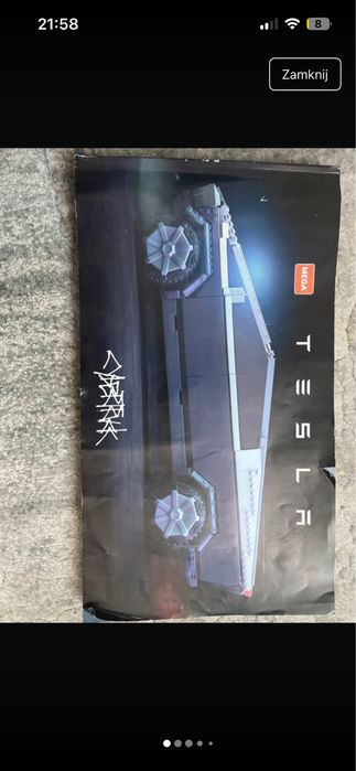 Klocki mega cybertruck tesla