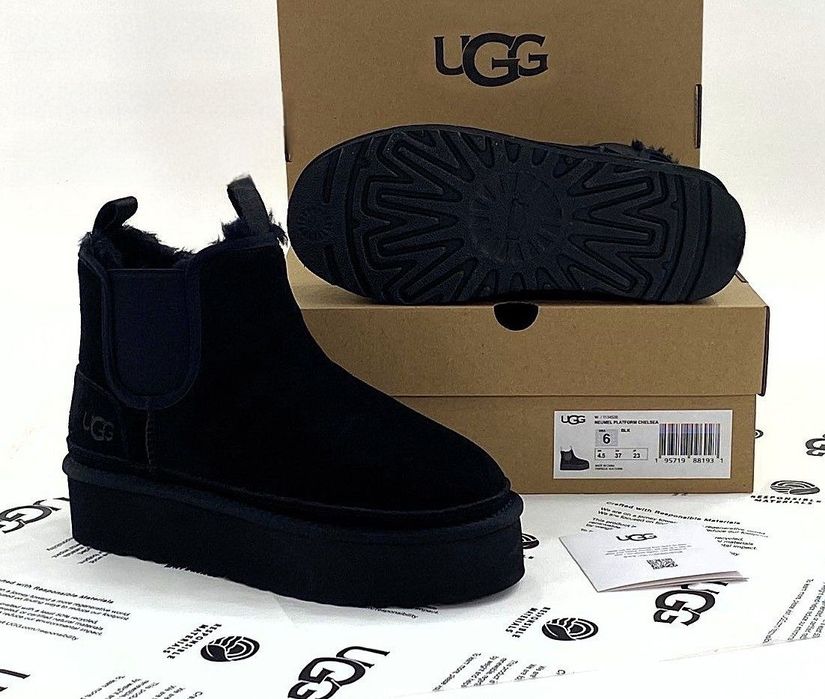 Жіночі угги (UGG) чорні