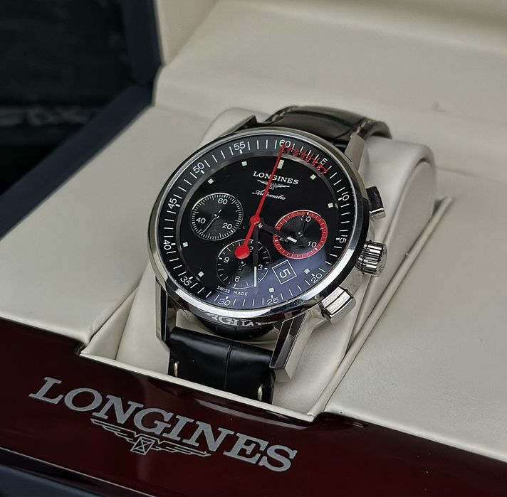 Longines Heritage Column-Wheel  Record Chronog
