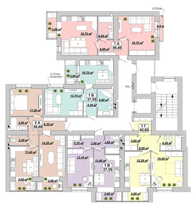 1-кімнатна квартира Княгинин, можна робити ремонт