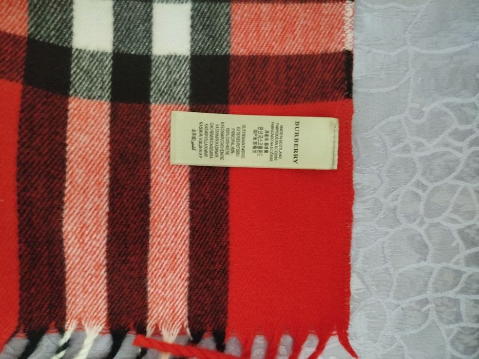 Новый кашемировый шарф Burbery