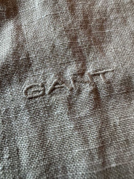 Beżowa koszula GANT 100% len XS