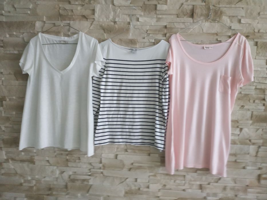 H&M bluzki bawełniane 38