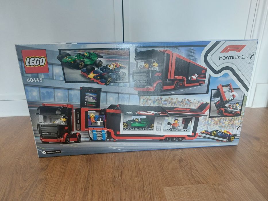 Lego 60445 F1 Truck with RB20 & AMR24 F1 Cars