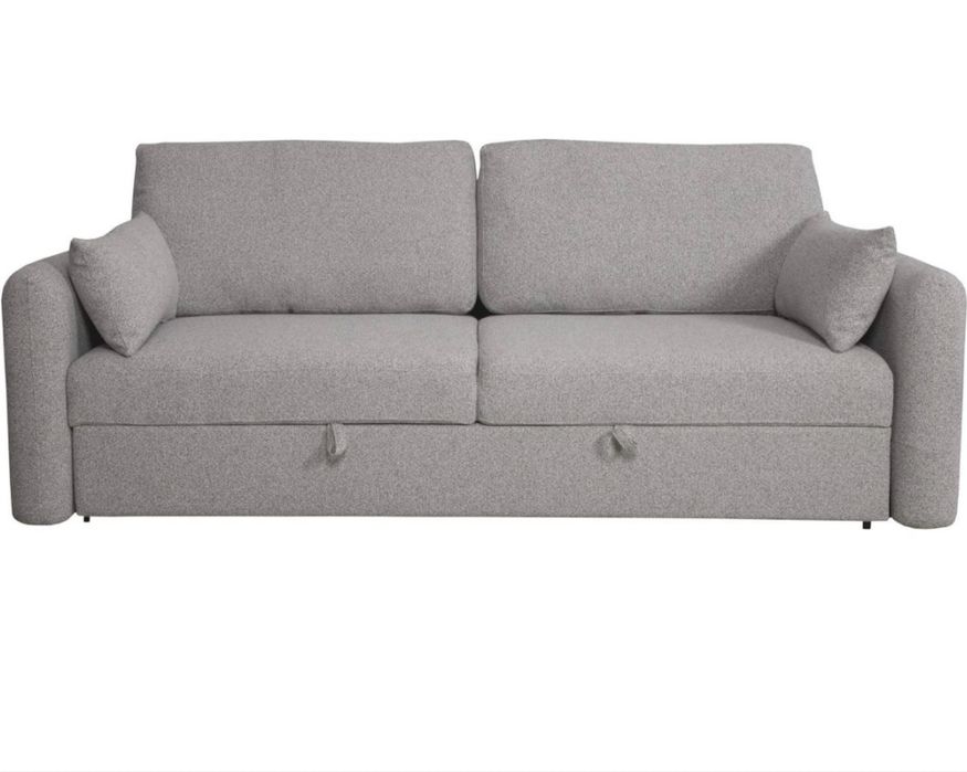 Sofá cama cinzento