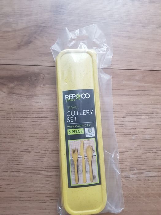 Nowy zestaw plastikowych sztućców Pepco