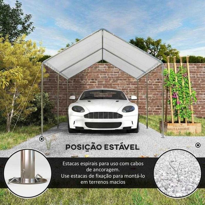 Tenda Garagem para Carro 3x6 m