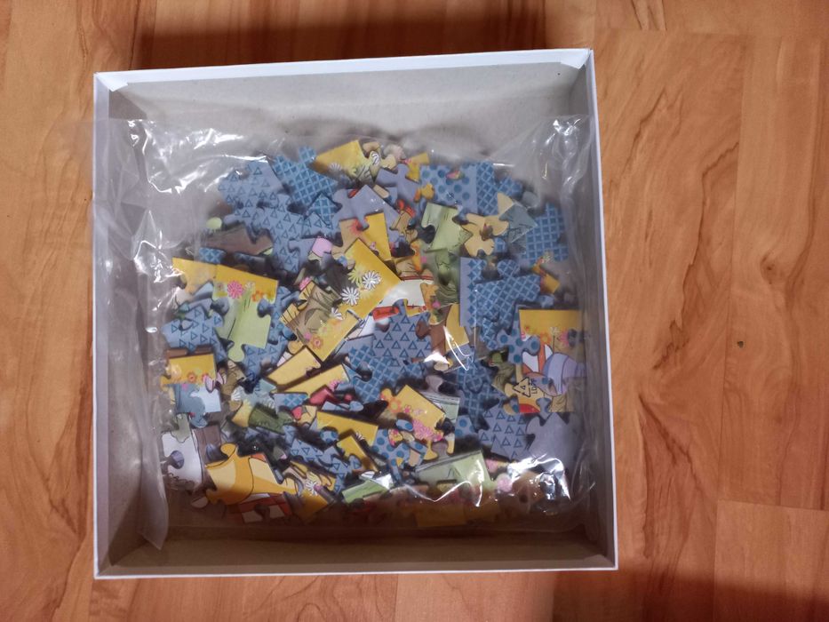 Nowe Zestaw puzzli 4+ Disney Kubuś Puchatek, psi patrol.