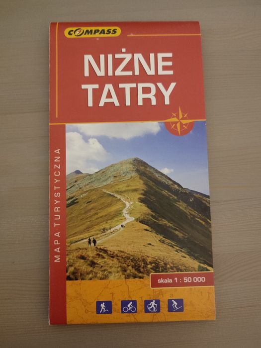 Mapa Niżne Tatry Tatry Niskie Compass 1: 50000 bdb